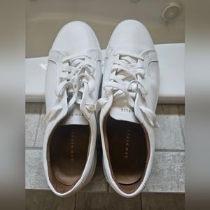 Men's 10.5 Never worn New Republic White Sneakers
